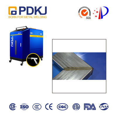 SGS 0.5mm Aluminum Plate 2000w Laser Welder Optical Fiber Handheld