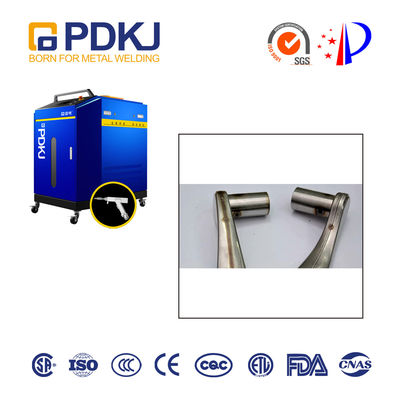 Handheld Automatic Wire Feeding Fiber Laser Welding Machine For Stainless Steel Annular Cylinder