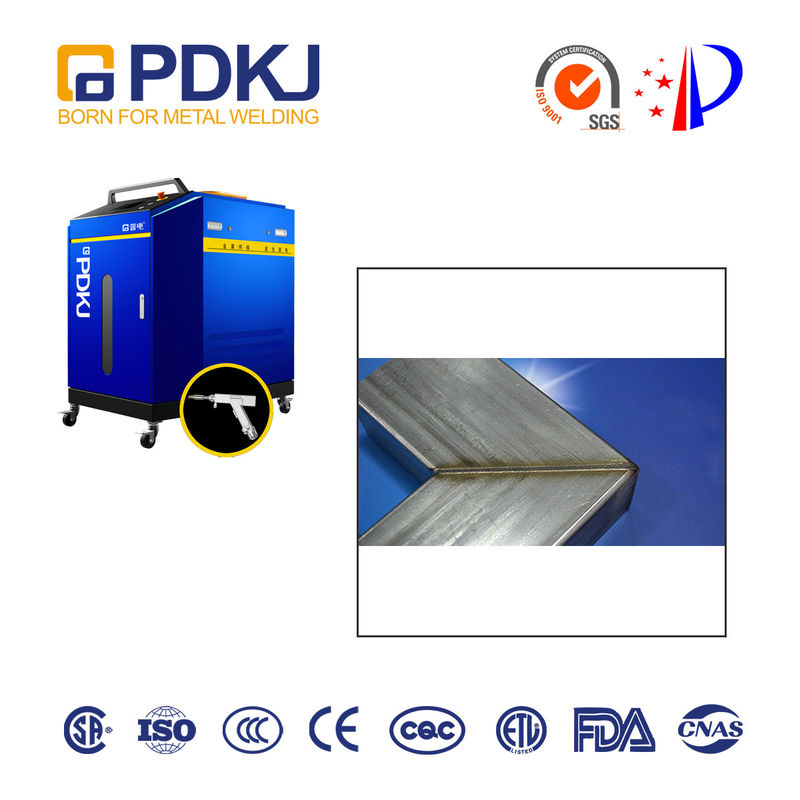 SGS 0.5mm Aluminum Plate 2000w Laser Welder Optical Fiber Handheld